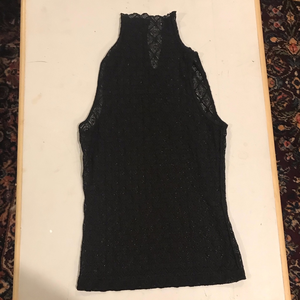 High Neck Lace Top